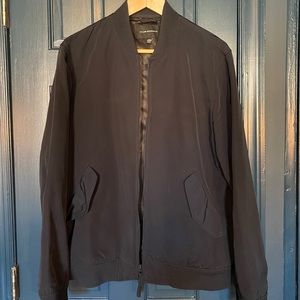 Club Monaco Navy Bomber Jacket